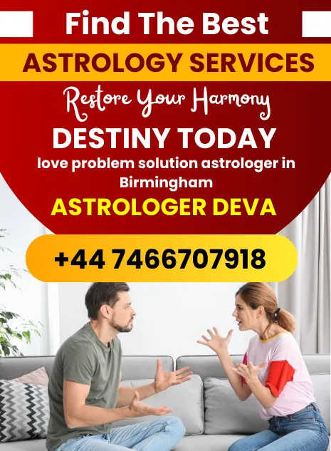 Astrologer Deva, a skilled love problem solution astrologer in Birmingham